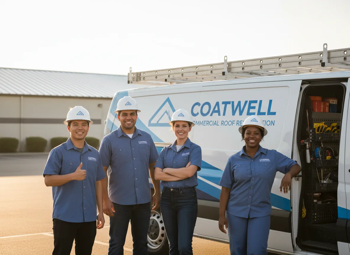 Commercial roof coating company in Deepwater, MO